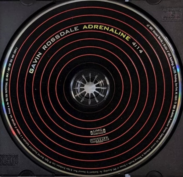 Gavin Rossdale : Adrenaline (CD, Single, Promo)