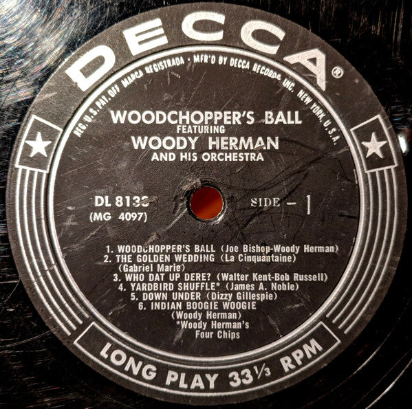 Woody Herman And His Orchestra : Woodchopper's Ball (LP, Album)
