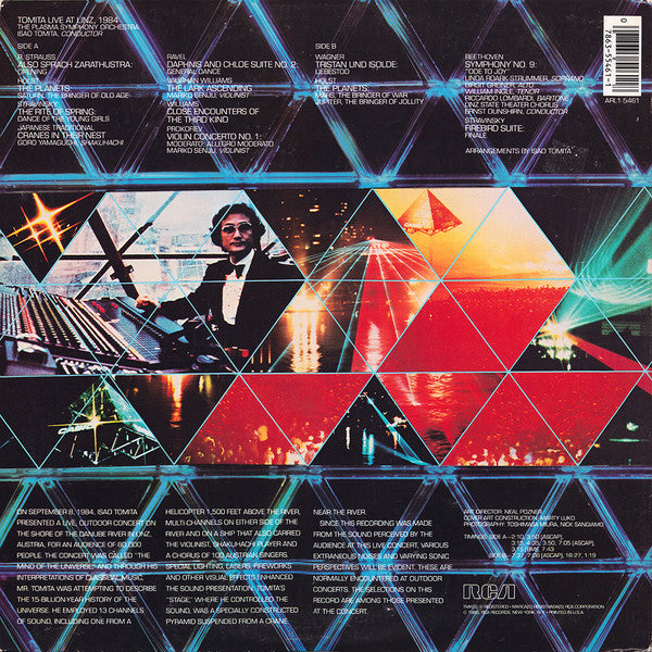 Tomita : Live At Linz, 1984 (The Mind Of The Universe) (LP, Gat)