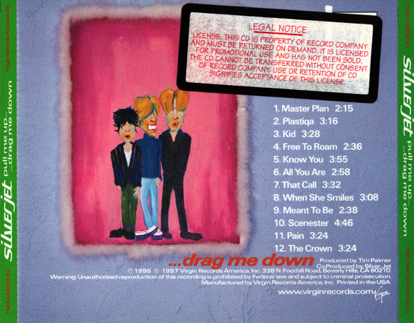 Silver Jet : Pull Me Up, Drag Me Down (CD, Promo)