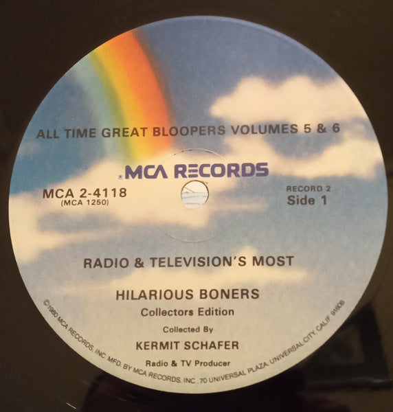 Kermit Schafer : All Time Great Bloopers Uncensored Vol. 5 & 6 (2xLP, Comp, RE)