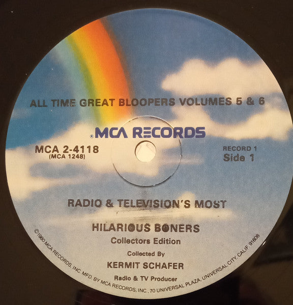 Kermit Schafer : All Time Great Bloopers Uncensored Vol. 5 & 6 (2xLP, Comp, RE)