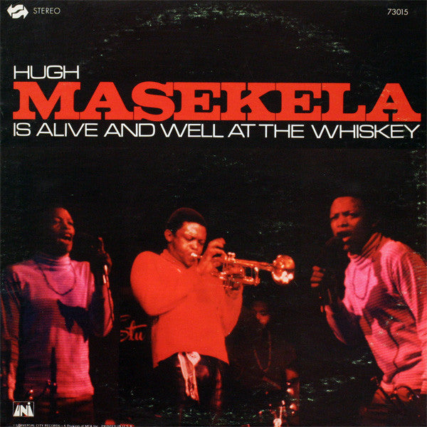 Hugh Masekela : Is Alive And Well At The Whiskey (LP, Album)