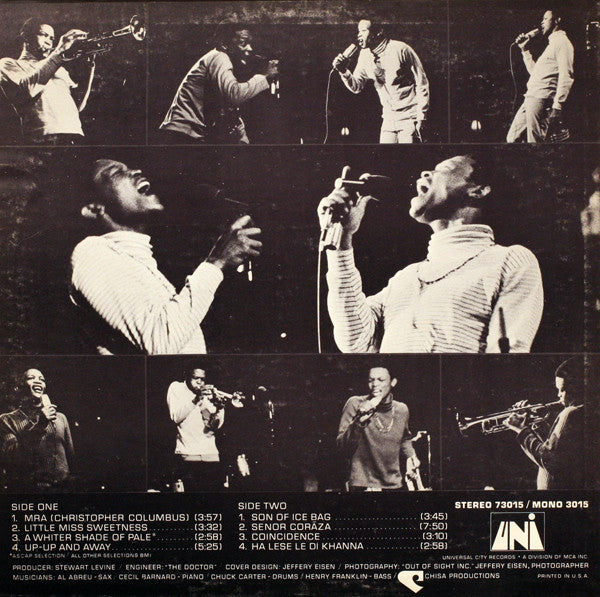 Hugh Masekela : Is Alive And Well At The Whiskey (LP, Album)
