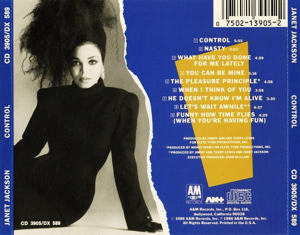 Janet Jackson : Control (CD, Album, RP, Dig)