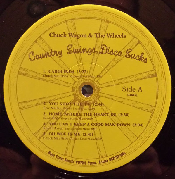 Chuck Wagon & The Wheels : Country Swings, Disco Sucks (LP, Album)