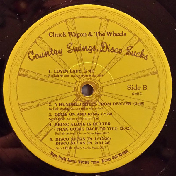 Chuck Wagon & The Wheels : Country Swings, Disco Sucks (LP, Album)
