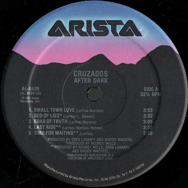 Cruzados : After Dark (LP, Album)