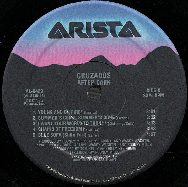 Cruzados : After Dark (LP, Album)