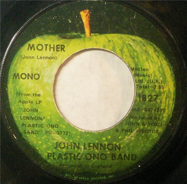 John Lennon / The Plastic Ono Band : Mother (7", Single, Win)