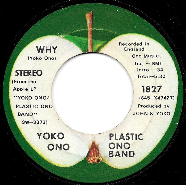 John Lennon / The Plastic Ono Band : Mother (7", Single, Win)