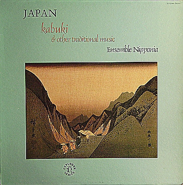 Ensemble Nipponia : Japan (Kabuki & Other Traditional Music) (LP, Album)