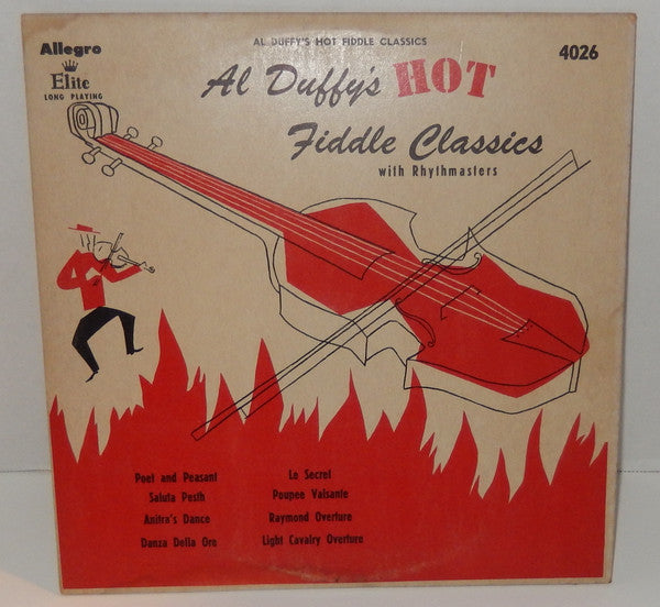 Al Duffy : Al Duffy's HOT Fiddle Classics with Rhythmasters (10")