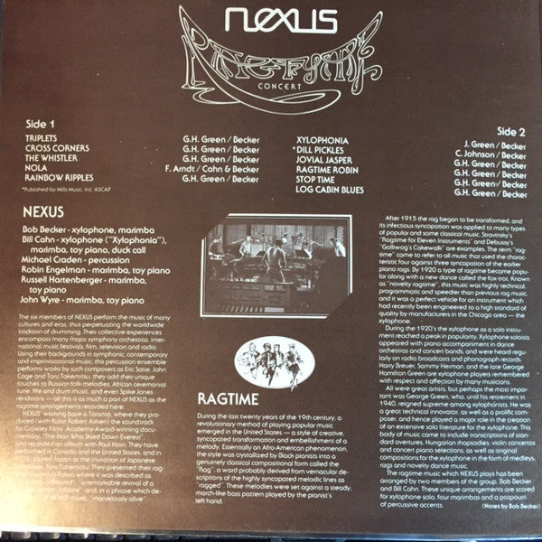 Nexus (18) : Ragtime Concert (LP, Ltd, Num)