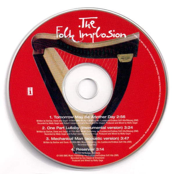 The Folk Implosion : One Part Lullaby Bonus CD (CD, EP, Smplr)