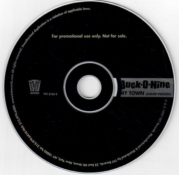 Buck-O-Nine : My Town (CD, Single, Promo)