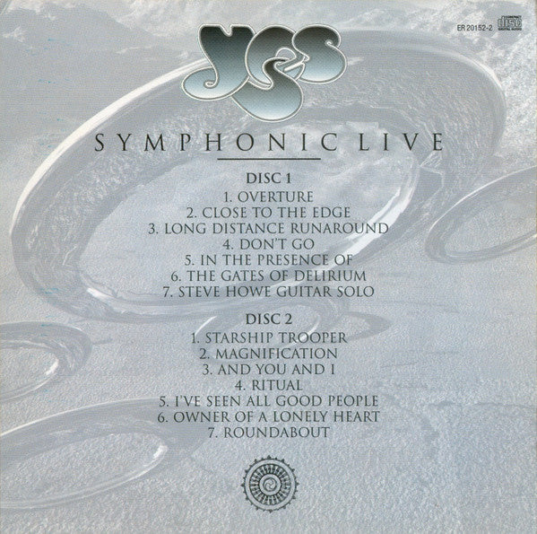 Yes : Symphonic Live (2xCD, Album)