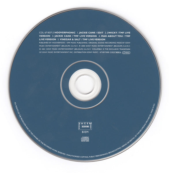 Hooverphonic : Jackie Cane (CD, Maxi)
