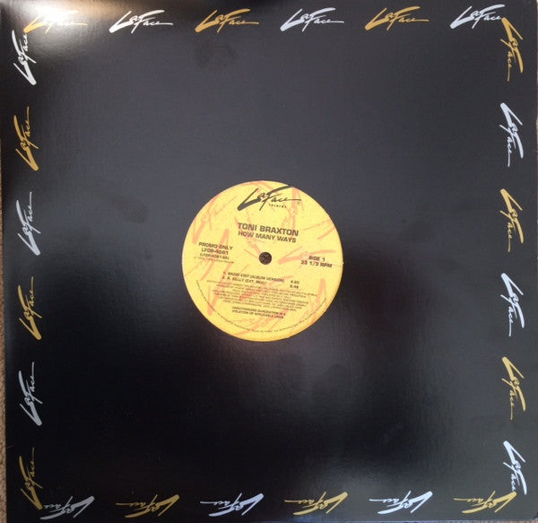 Toni Braxton : How Many Ways (12", Promo)