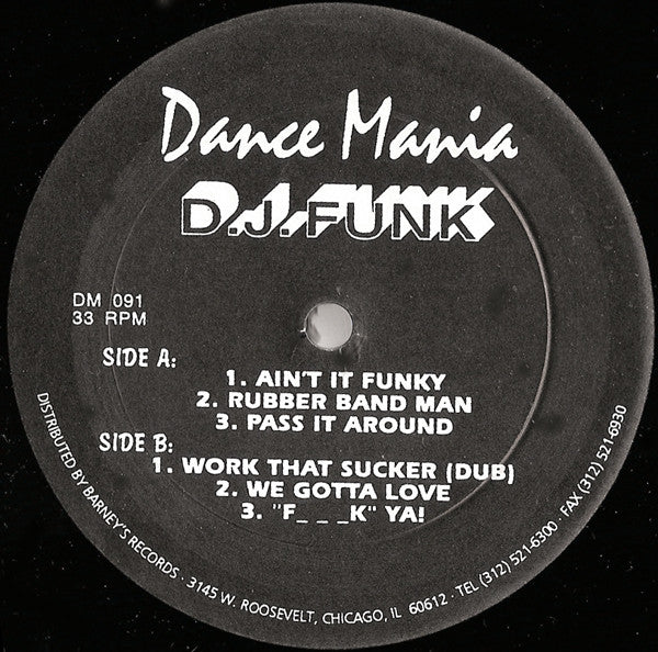 DJ Funk : Street Traxx III (12")