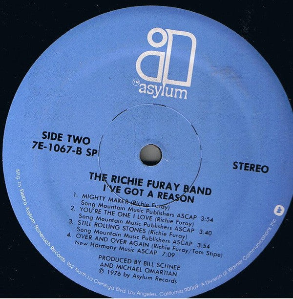 The Richie Furay Band : I've Got A Reason (LP, Album, SP )