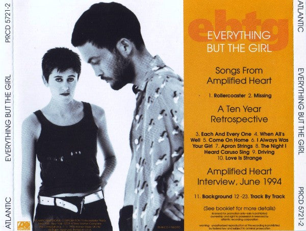 Everything But The Girl : Interview And Tracks From Amplified Heart Plus A Ten Year Retrospective Of Songs (CD, Comp, Promo)