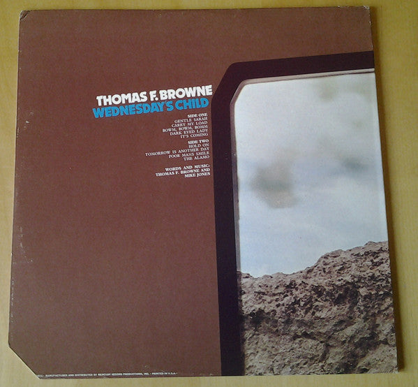 Thomas F. Browne : Wednesday's Child (LP, Album, Gat)