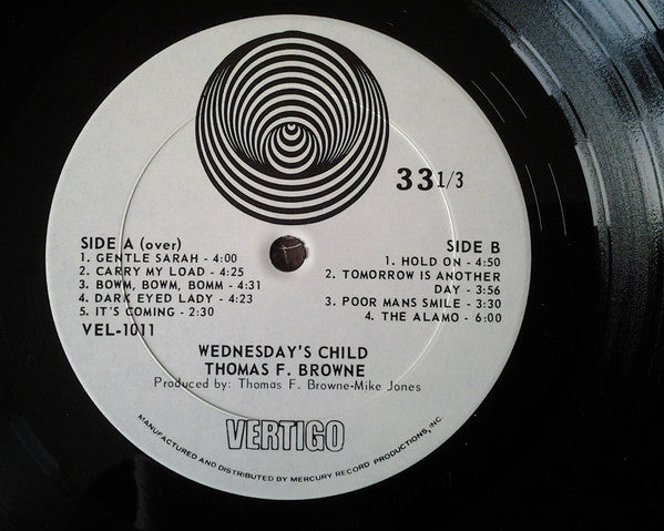 Thomas F. Browne : Wednesday's Child (LP, Album, Gat)