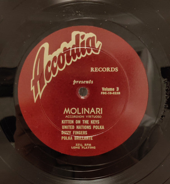 John Molinari : Accordion Solos Volume 3 (10")