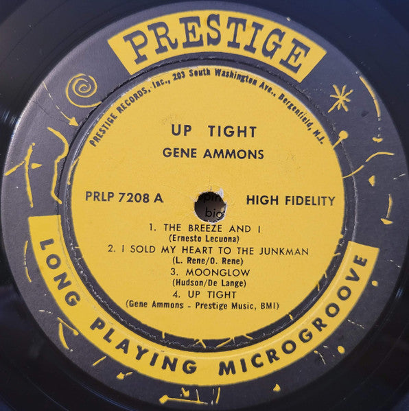 Gene Ammons : Up Tight! (LP, Album, Mono)