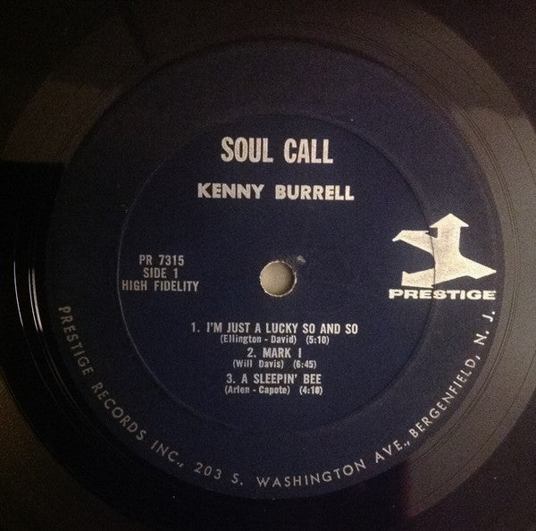 Kenny Burrell : Soul Call (LP, Album, Mono)