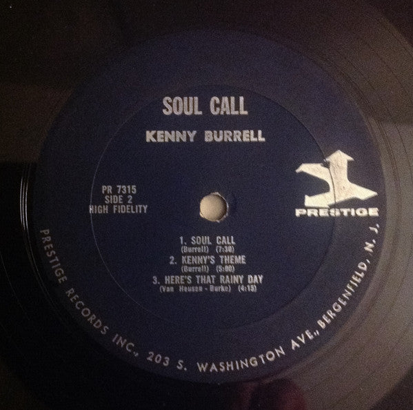 Kenny Burrell : Soul Call (LP, Album, Mono)