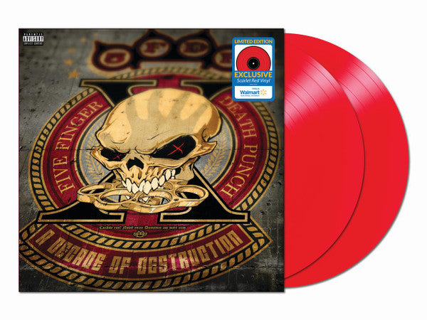 Five Finger Death Punch : A Decade Of Destruction  (2xLP, Comp, Red)