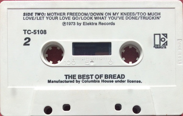 Bread : The Best Of Bread (Cass, Comp, Club, Col)