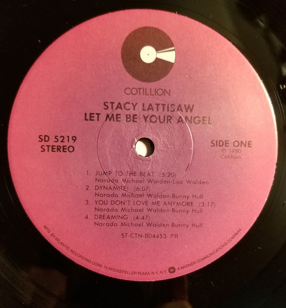 Stacy Lattisaw : Let Me Be Your Angel (LP, Album, Pre)