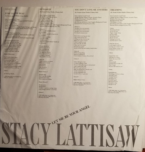 Stacy Lattisaw : Let Me Be Your Angel (LP, Album, Pre)