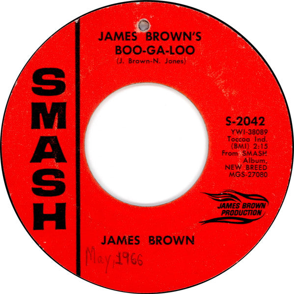James Brown : James Brown's Boo-Ga-Loo / Lost In A Mood Of Changes (7", Single, Mono, Styrene)