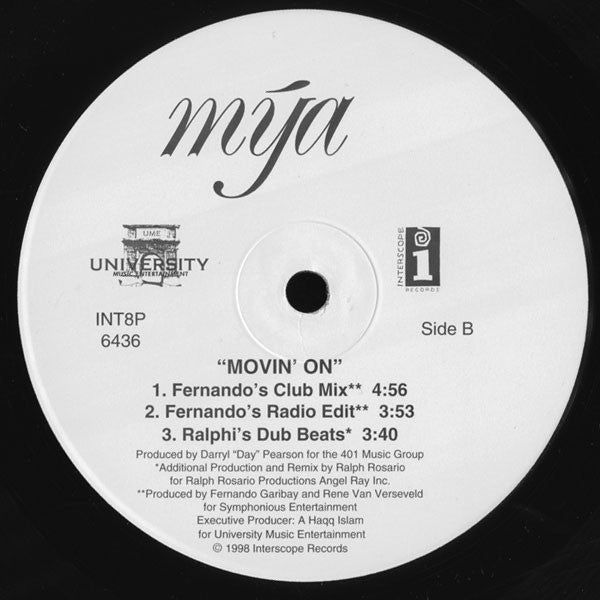 Mýa* : Movin' On (12")