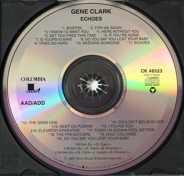 Gene Clark : Echoes (CD, Comp)