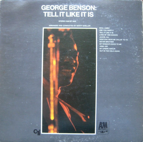 George Benson : Tell It Like It Is (LP, Album, RE, Gat)