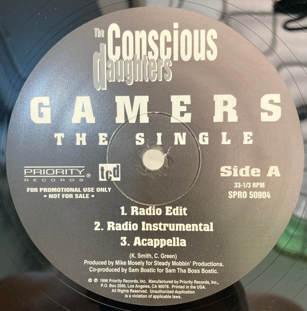 The Conscious Daughters : Gamers (2x12", Promo)