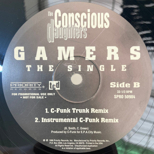 The Conscious Daughters : Gamers (2x12", Promo)