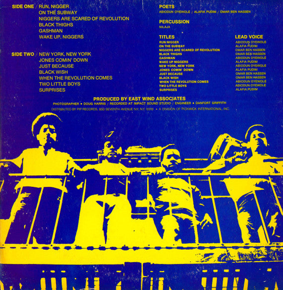 The Last Poets : The Last Poets (LP, Album, Blu)