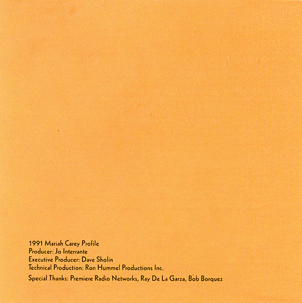 Mariah Carey : Profile (CD, Promo, Transcription)