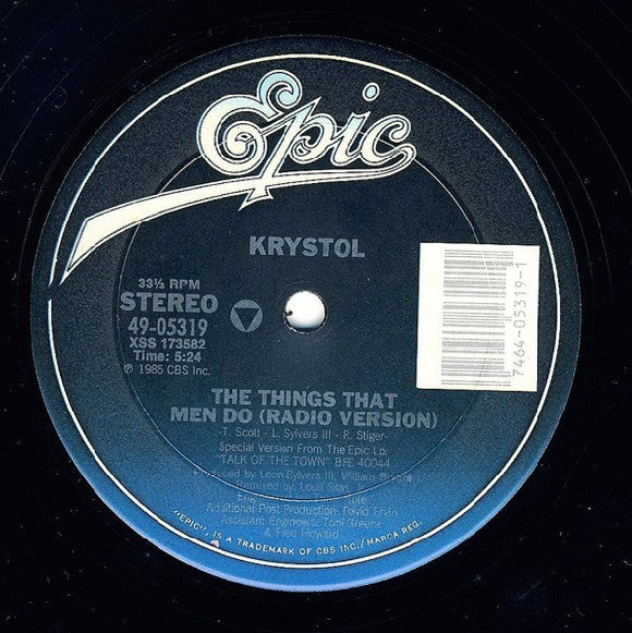 Krystol : The Things That Men Do (12")