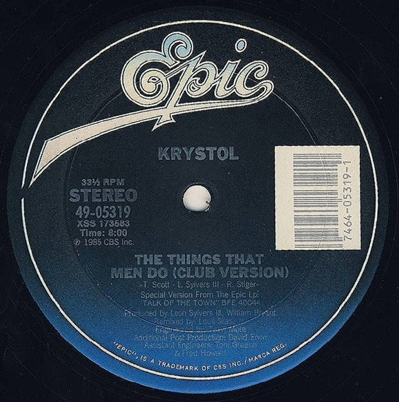 Krystol : The Things That Men Do (12")