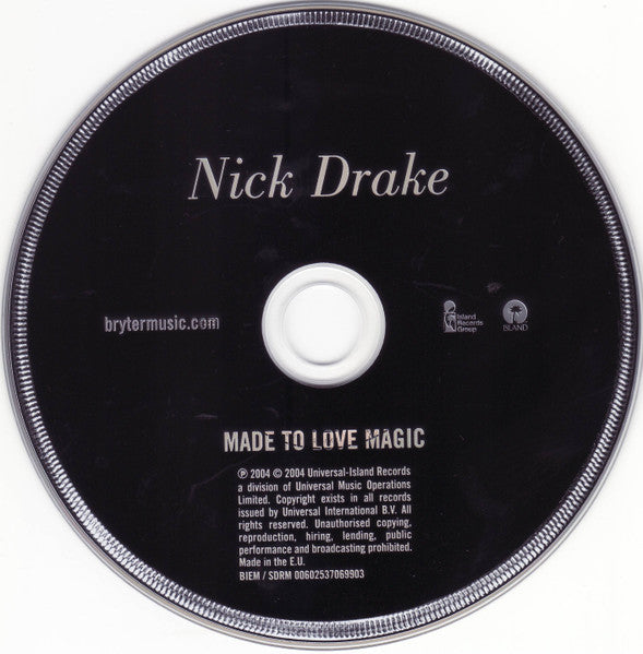 Nick Drake : Made To Love Magic (CD, Comp, RE, RP, Gat)