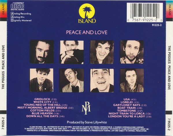 The Pogues : Peace And Love (CD, Album)