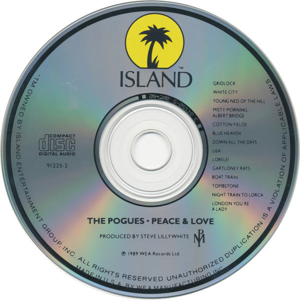 The Pogues : Peace And Love (CD, Album)