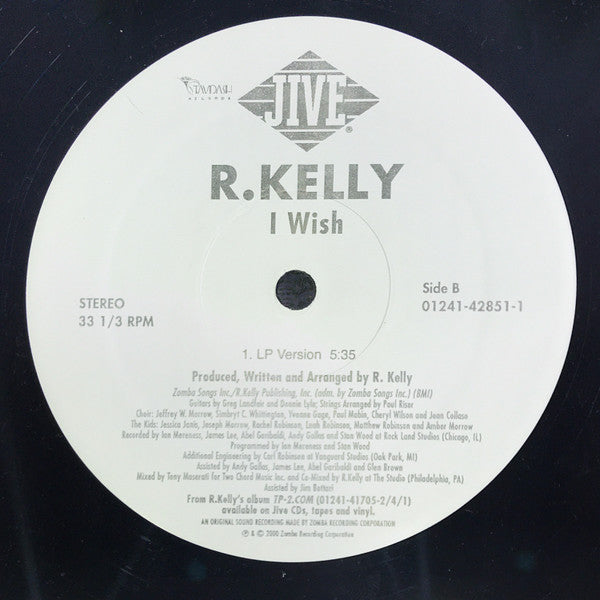 R. Kelly : I Wish - Remix (12")